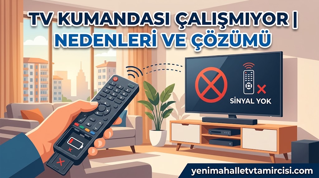 Şu anda görüntülediğiniz: TV Kumandası Çalışmıyor | Nedenleri ve Çözümü
