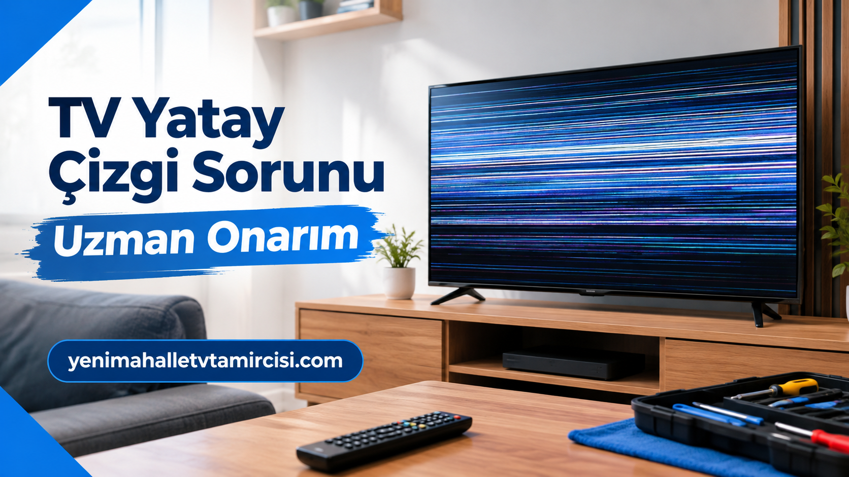 Şu anda görüntülediğiniz: TV Yatay Çizgi Sorunu | Uzman Onarım